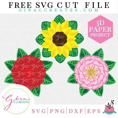 Download 3D Flower Mandala Paper Project with Free SVG | Flower mandala, Flower svg files, Free svg