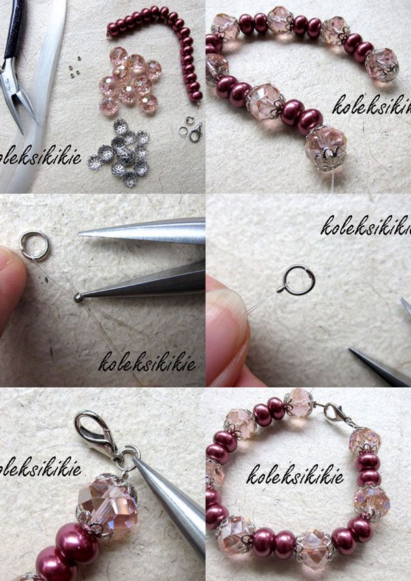 Cara Membuat Gelang Manik Manik Sendiri Beaded Bracelets Jewelry Making Jewelry