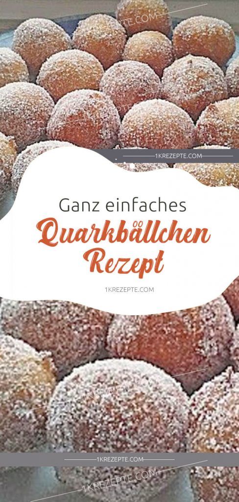 Ganz einfaches Quarkbällchen Rezept