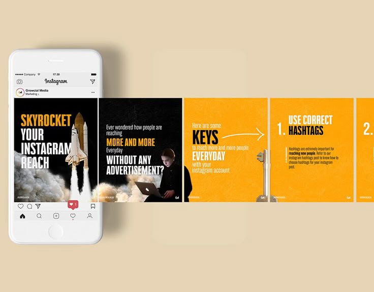 Carousel Ad projects | Photos, videos, logos, illustrations and branding on Behance | Instagram design creative, Facebook ads design, Instagram template design