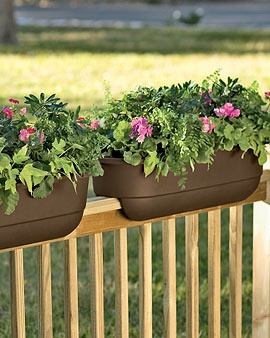 Over Railing Planters Home Ideas 30 Planter Of 33 50 Available In White Red Green Black Brown