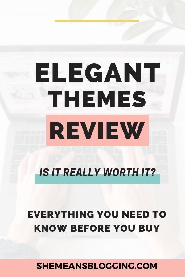 WordPress Themes Elegant Themes Information