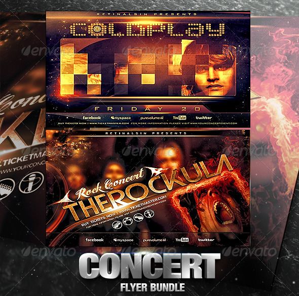 music concert flyers