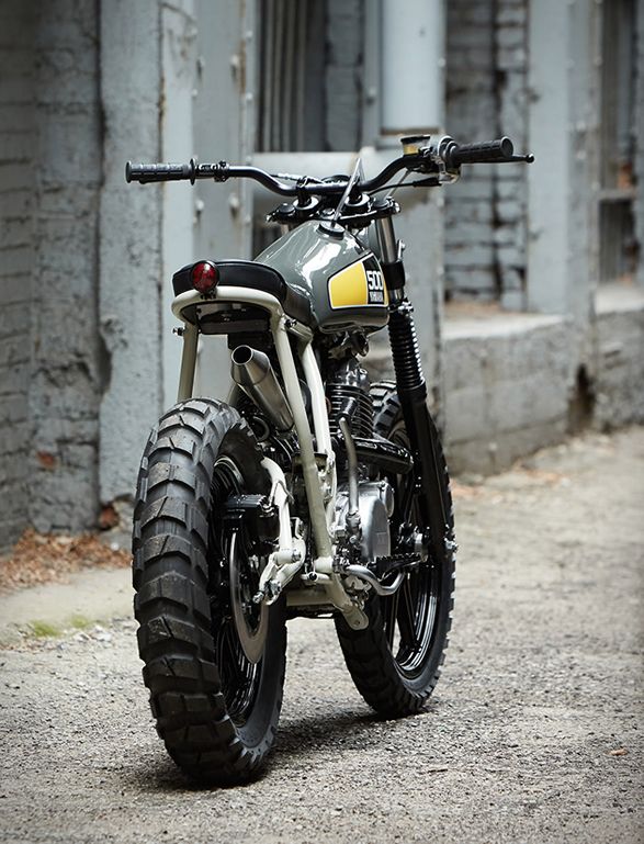 Powder Monkees Yamaha Sr500 Outdoor Scrambler 