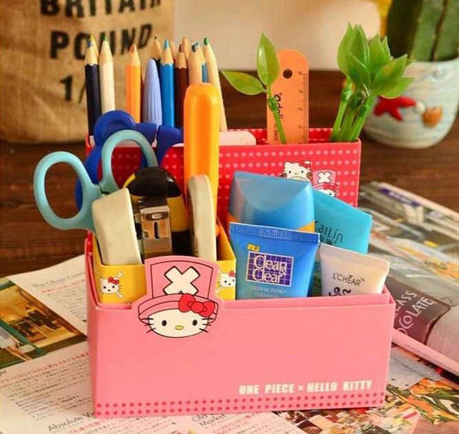 1318 Best O Kitty Images On Pinterest Pe Fours Essen Aliexpress Free Shipping Kawaii O Kitty Chopper Multi Function Desktop Storage Box