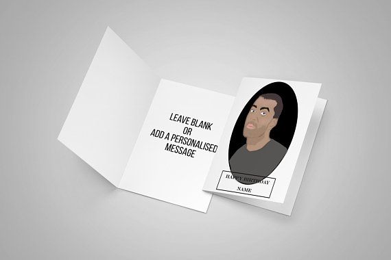 PERSONALISED SAM SMITH BIRTHDAY CARD