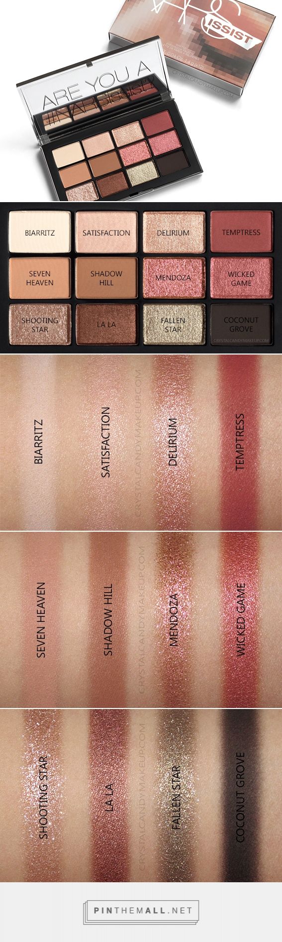 Nars Narsissist Wanted Eyeshadow Palette Eyeshadow Eyeshadow Palette Makeup Pallettes