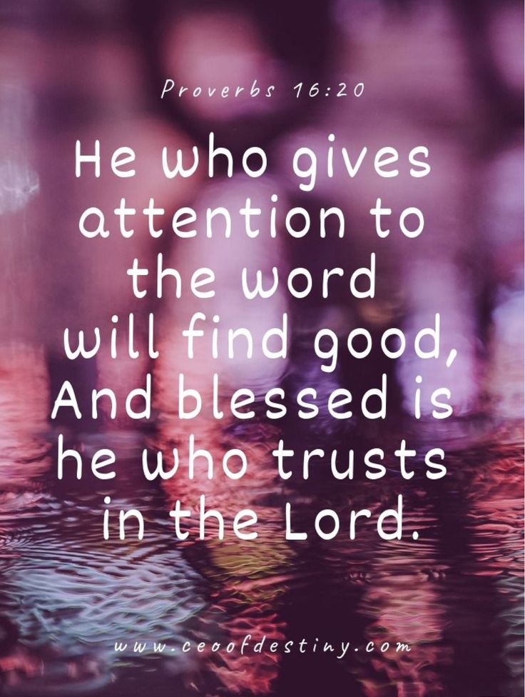 Proverbs 16:20 | Proverbs 16 20, Proverbs, Verses