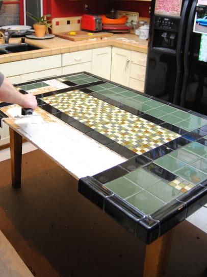 Create A Mosaic Tile Tabletop Tile Top Tablesdiy Table Create A Mosaic Tile Tabletop Tile Top Tablesdiy Table