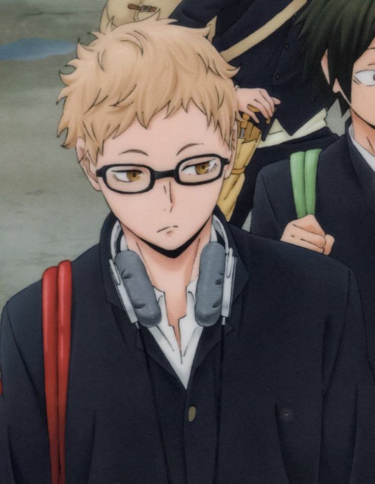 Haikyuu Tsukishima Anime | Volleyball Manga Characters