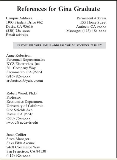 references unless you submitted letters of recommendation reference sample for resume