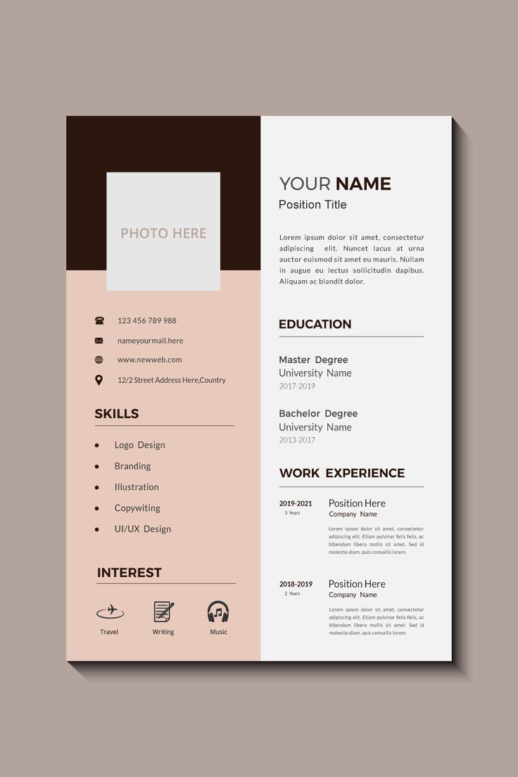 Modern Resume Design in 2025 - F0104086cec9e48231c84a1f972ede15
