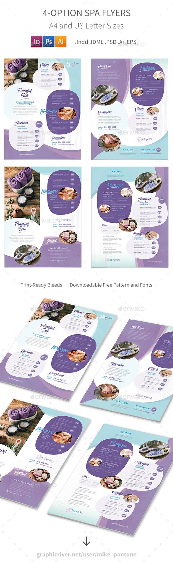 22 best spa images on pinterest banner template flyer design and modern spa flyer