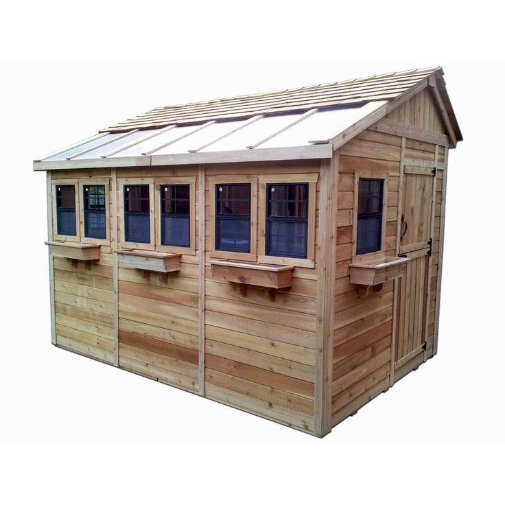 Outdoor Living Today Sunshed 8 ft. x 12 ft. Western Red ... Outdoor Living Today Sunshed 8 ft. x 12 ft. Western Red ... on Outdoor Living Today Sunshed id=64140