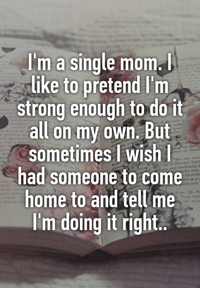 Pretend mom