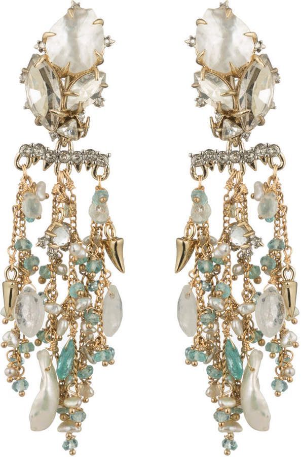 Alexis Bittar Multi Drop Chandelier Clip Earring Earrings Alexis Bittar Multi Drop Chandelier Clip Earring