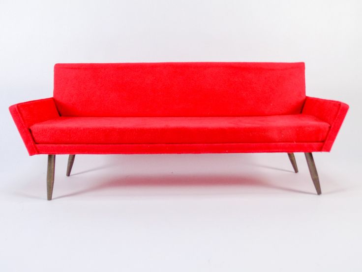 1:6 mid-century modern red sofa: $100 + shipping NO HOLDS, PAYPAL ONLY, will ship globally. To claim, please respond to this post and PM me your mailing address and paypal email address, and I will invoice you via Paypal so that the sale is covered by both Buyer Protection and Seller Protection. No personal payments.