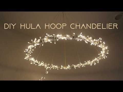 DIY HULA HOOP CHANDELIER || Ishwari Thadhani DIY HULA HOOP CHANDELIER || Ishwari Thadhani