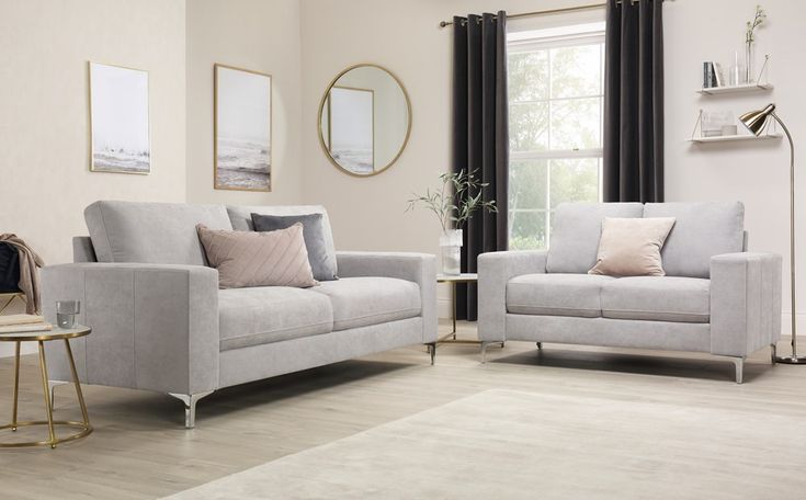 Baltimore Dove Grey Plush Fabric 3 2 Seater Sofa Set Furniture Choice Bedroom Sets Baltimore Dove Grey Plush Fabric 3 2, White Leather Sofa Furniture Choice