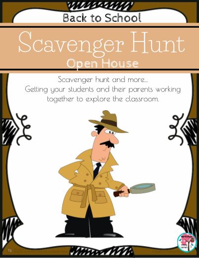 Great editable classroom materials @teachersherpa Back to School is going to be so much fun with this Back to School Scavenger Hunt! This scavenger hunt activity is great for Back to School Night or Open House and will get your students and their parents interacting with one another. This Back to School activity includes: suggested response sheet and blank template, just in case you want different clues), printables for Conference, Parent Partner (volunteer) and Guest Reader sign...