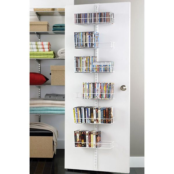White Elfa Door Wall Rack Media System Components 9 99 Hooks White Elfa Door Wall Rack Media System Components 9 99 Hooks Shelf 17 Hanger Diy Ideas In 2018 Pinterest Storage Dvd And