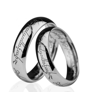 14 Best Wedding Rings Images On Pinterest Lord Of The Lord Of The Rings Wedding Marrying A Nerd