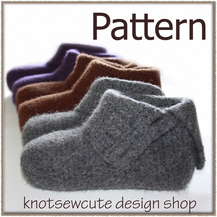 FAMILY TOASTY TOES SLIPPERS to KNIT & FELT in WORSTED WT YARN by FIBER TRENDS FAMILY TOASTY TOES SLIPPERS to KNIT & FELT in WORSTED WT YARN by FIBER TRENDS