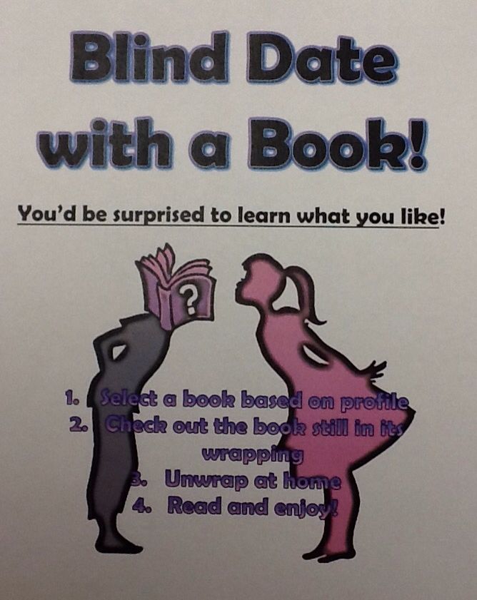 blind date with a book displays Library display: blind date with a book yep it's that time of year love is in the air red roses and cupids abound and it's time to pick up a blind date with a book. blind date with a book displays Library display: blind date with a book yep it's that time of year love is in the air red roses and cupids abound and it's time to pick up a blind date with a book.
