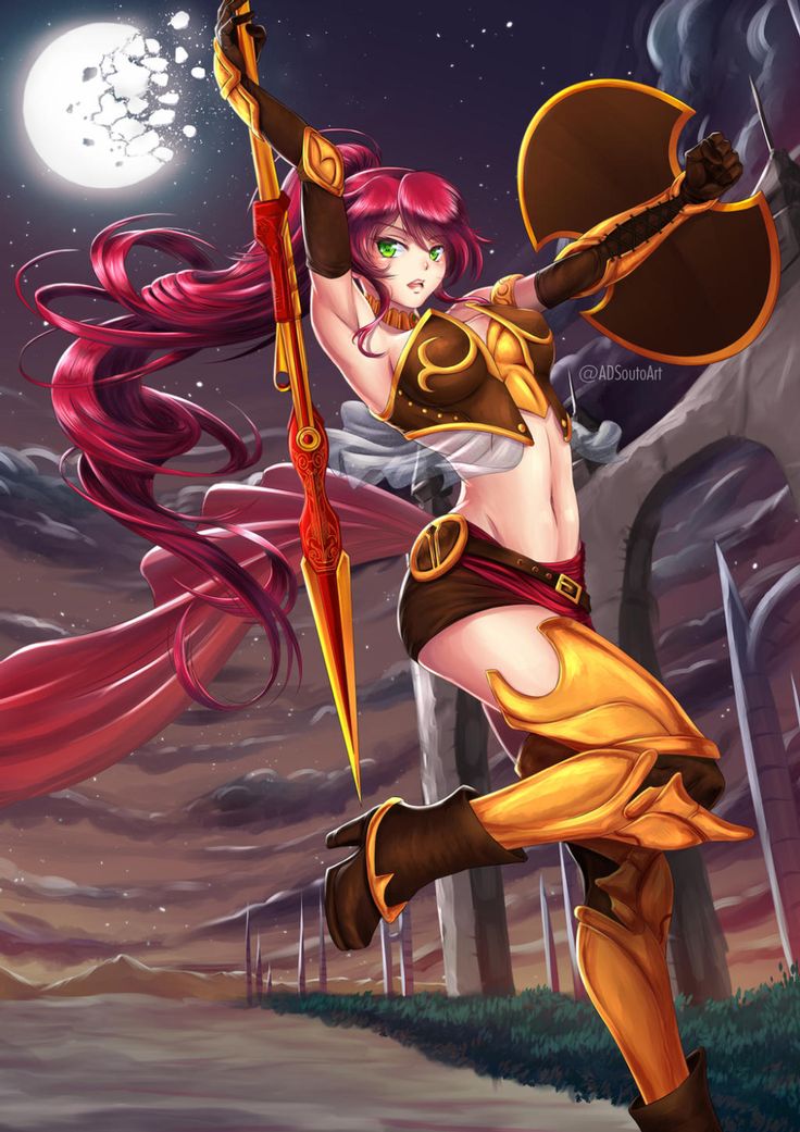 Pyrrha Nikos By Adsouto On Deviantart In 2021 Rwby Fanart Pyrrha Nikos Rwby