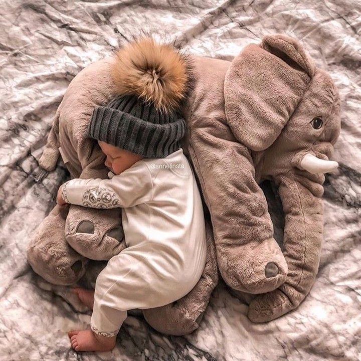 Cute Baby Elephant Baby elephant pillow | Etsy