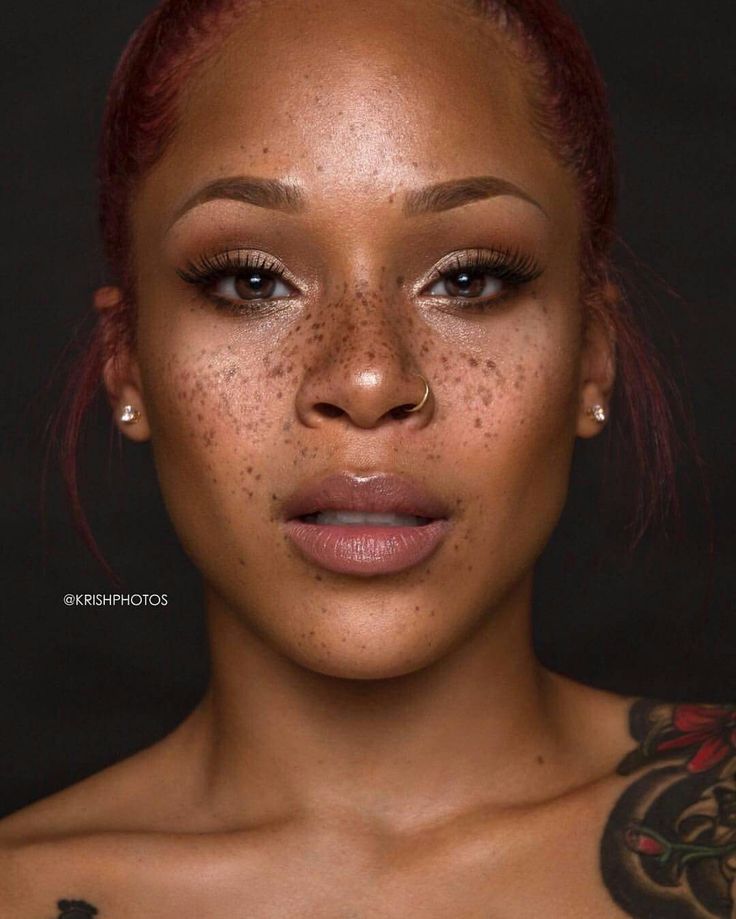 Snapchat model ebony freckles
