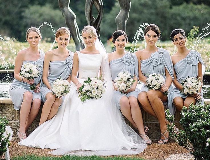 42 Best Wedding Bridal Party Colours Themes Ideas Images On Bridesmaid Dresses Grey Bridesmaids Bridal Parties Colour Schemes The Party Colors Theme Ideas Colours Bridesmade