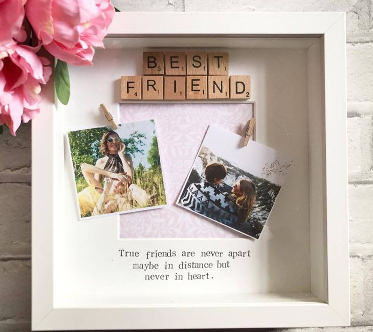 A lovely personalised gift for your best friend. Show someone how much you mean ...