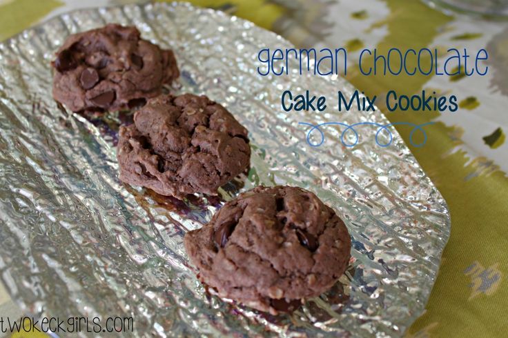 Cake Mix Cookies German Chocolate Cake Mix Cookies German Chocolate