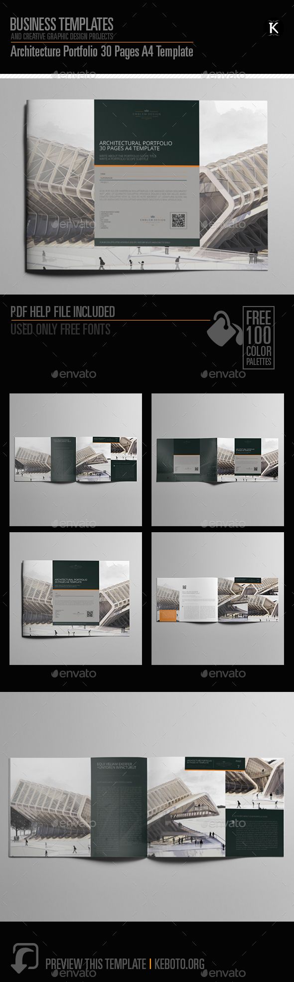 architecture portfolio template