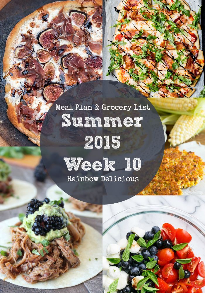 235 best rainbow delicious meal plans with grocery shopping list