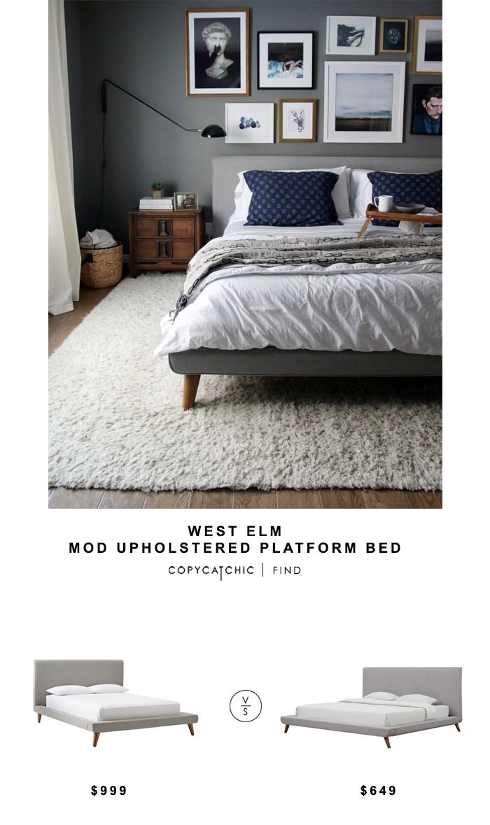 Baxter Upholstered Platform Bed Baxter Upholstered Platform Bed