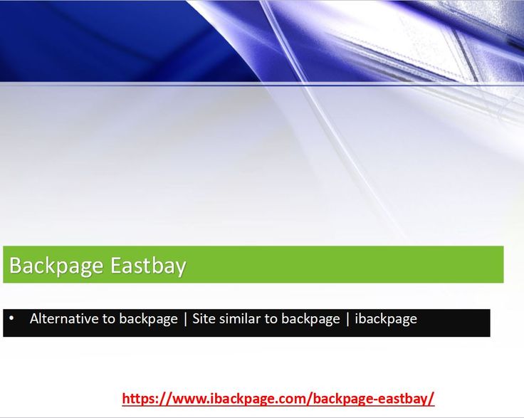 Eastbay.Backpage.Com Eastbay.Backpage.Com
