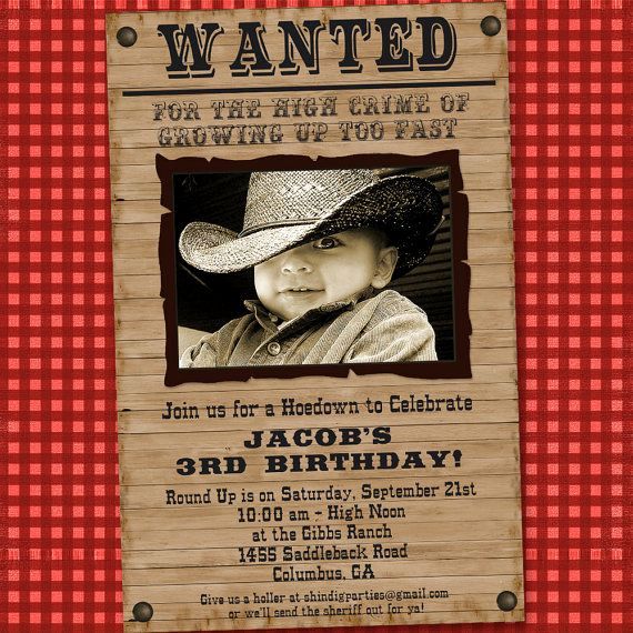 Western theme Invitation Templates Lovely Best 25 Cowboy Party