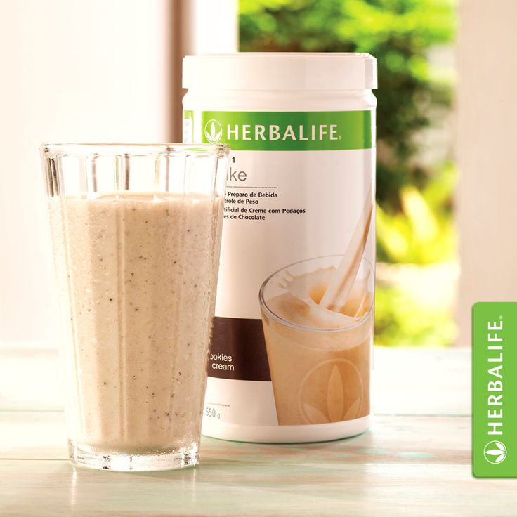 Another way to make a Herbalife shake! Replace ice with