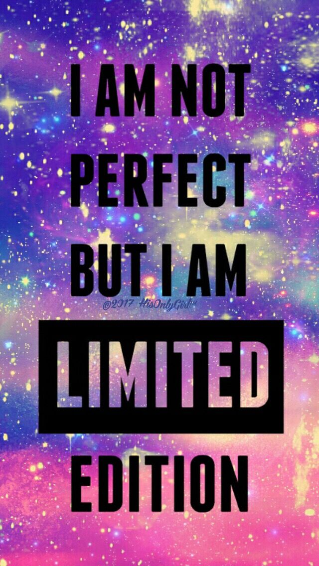 Im Not Perfect But I Am Limited Edition Frases Sobre Papel Tapiz Fondo De Pantalla De