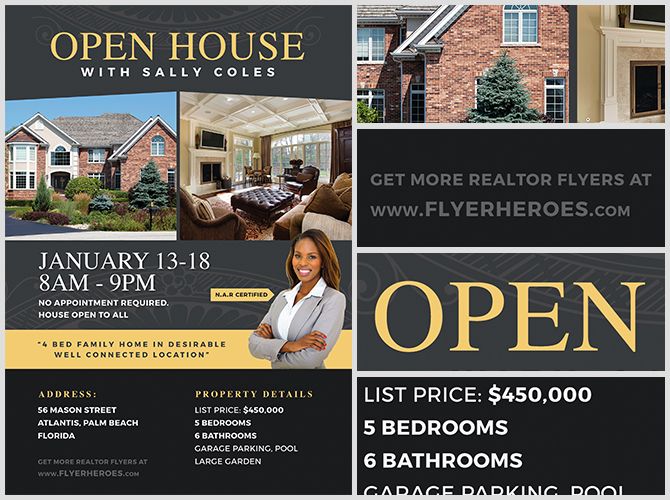 Broker Open House Flyer Template Open House Brochure Template Open Broker Open House Flyer Template Open House Brochure Template Open