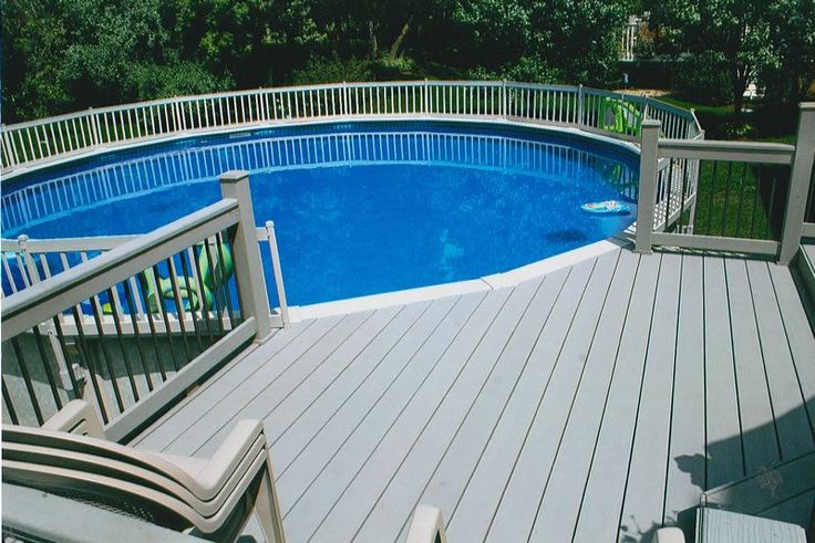 Pin By Manda Campbell On Pool Ideas Best Above Ground Decks In Pools Above Ground Pool Decks, Composite Decking Around Above Ground Pool
