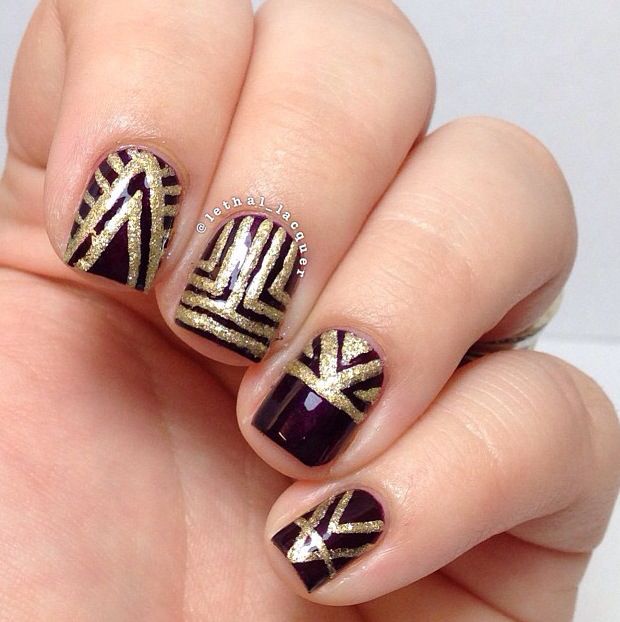 Art Deco Nails Gatsby Polished Pinterest Art Deco Nails Gatsby Polished Pinterest And Nail