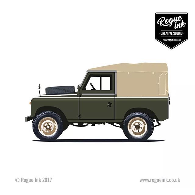 Classic Land Rover Series 1 Inspired T-Shirt Artcars