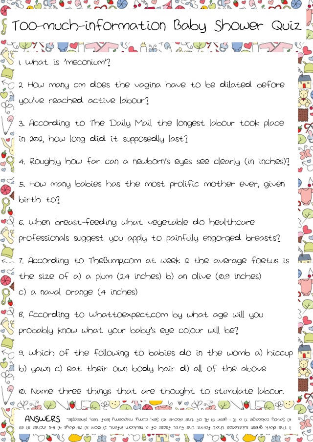26 best Baby shower images on Pinterest Baby shower quiz, Puzzle - free printable quiz 26 best Baby shower images on Pinterest Baby shower quiz, Puzzle - free printable quiz