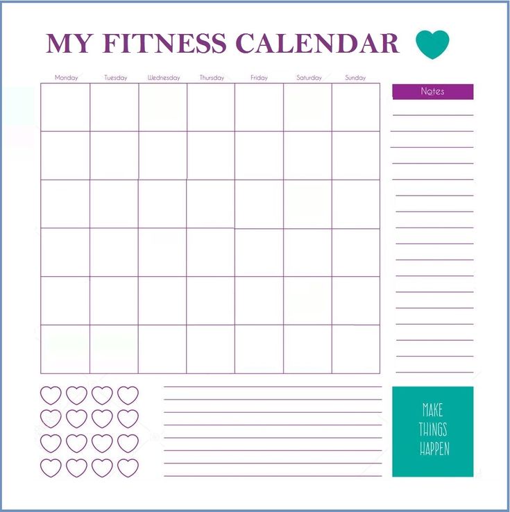 printable workout fitness templates workout calendar wellness calendar template