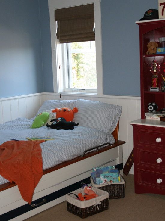 boys bedroom designs with pale cornflower blue wall paint color also cool white single bed - Single Bed Frame boys bedroom designs with pale cornflower blue wall paint color also cool white single bed - Single Bed Frame