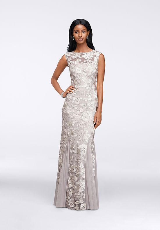 silver mother of bride dresses