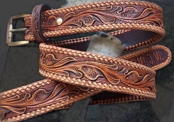 Bernd Götz señora cinturón de cuero 35 mm cognac napa señora cinturón Leather Belt